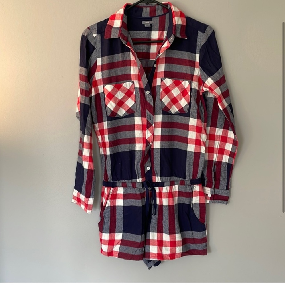 COPY Aerie Plaid Romper jumpsuit intimate pajama